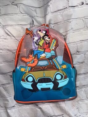 Disney 100 Decades A Goofy Movie Goofy and Max Loungefly Mini Backpack